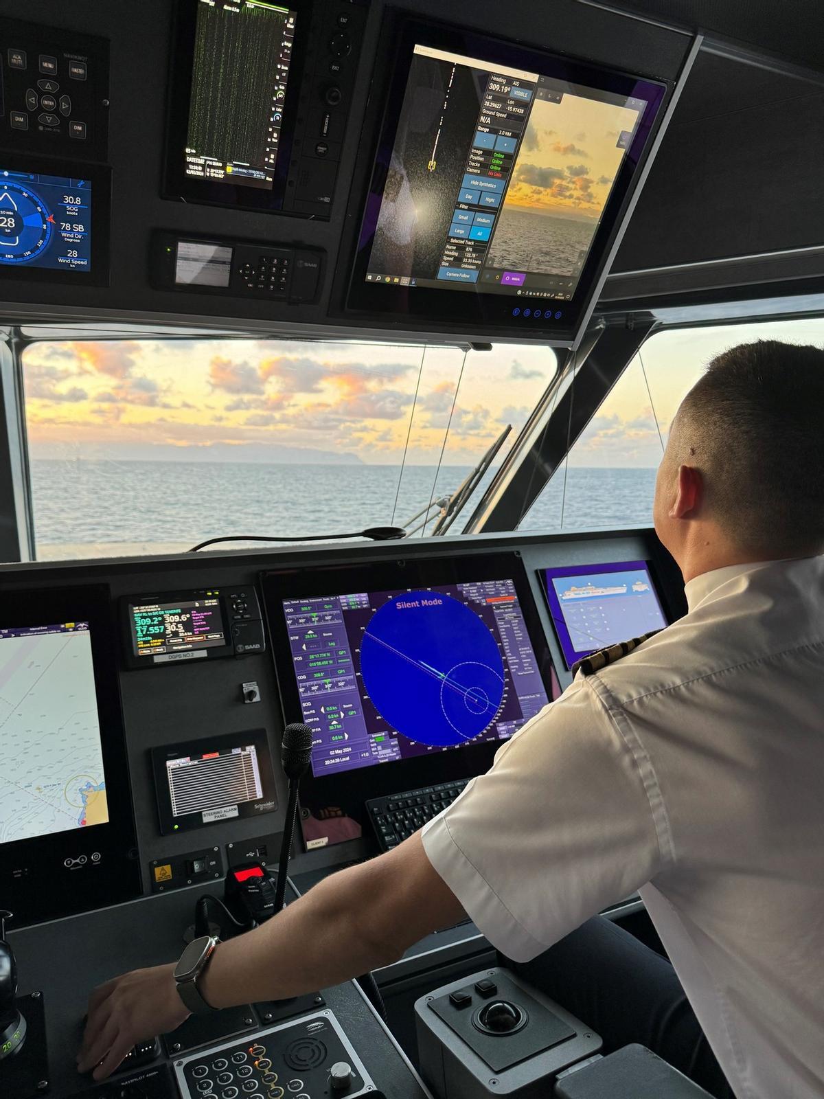 Fred. Olsen Express a la vanguardia internacional con un sistema pionero en detección de objetos en el mar.