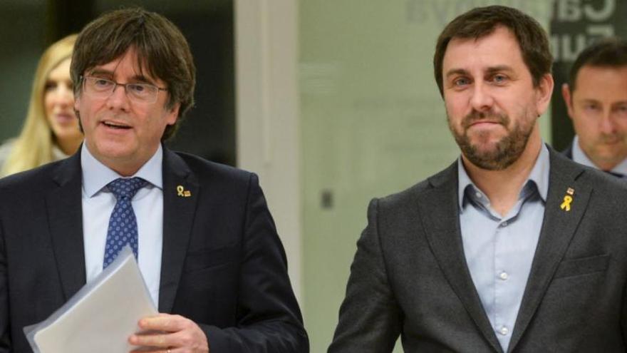 Puigdemont i Comín, avui a Brussel·les