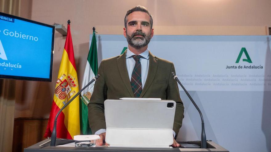 El consejero portavoz del Gobierno andaluz, Ramón Fernández-Pacheco (PP-A).