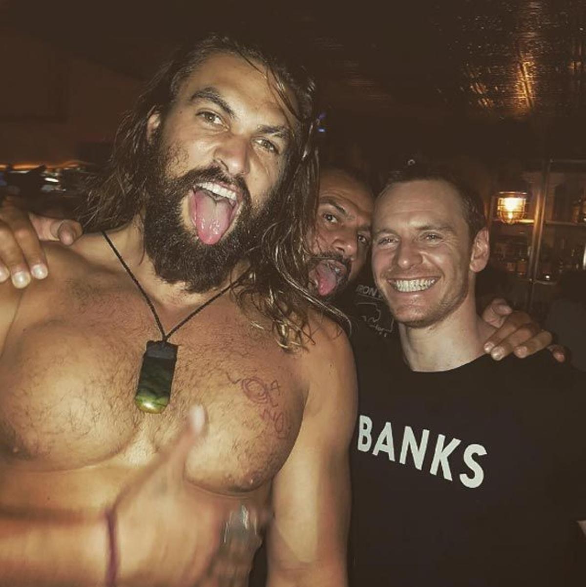 Jason Momoa presume de torso durante la celebración de su cumpleaños