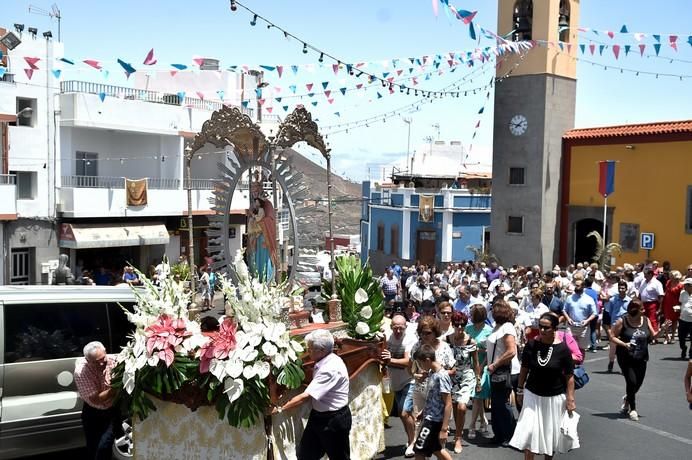 PROCESION VIRGEN DE LAS NIEVES. LOMO MAGULLO