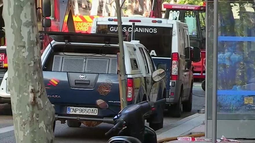 Siguen las tareas de rescate de los obreros sepultados en un derrumbe de Madrid