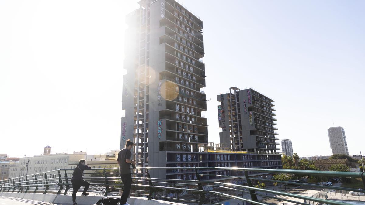 El edificio de Sociópolis, en València, donde el 40 % de las viviendas se destinarán al alquiler.