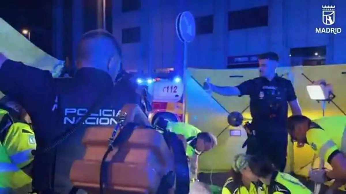 Grave madrugada en Madrid: dos atropellos en Ciudad de Barcelona y Alcalá