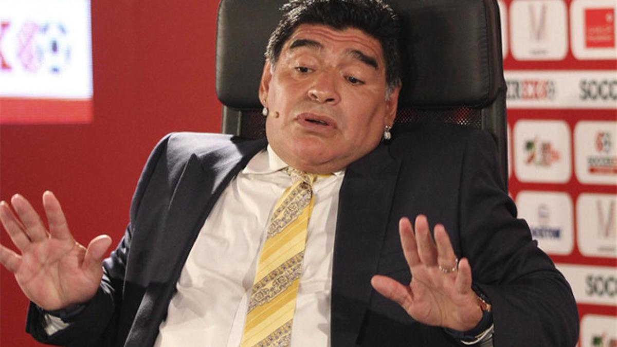 Maradona, en una imagen de archivo