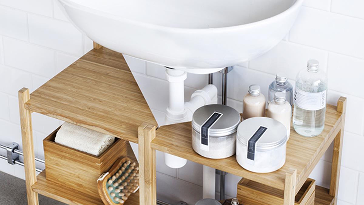 Si no tienes mueble debajo del lavabo: este es el invento de Ikea