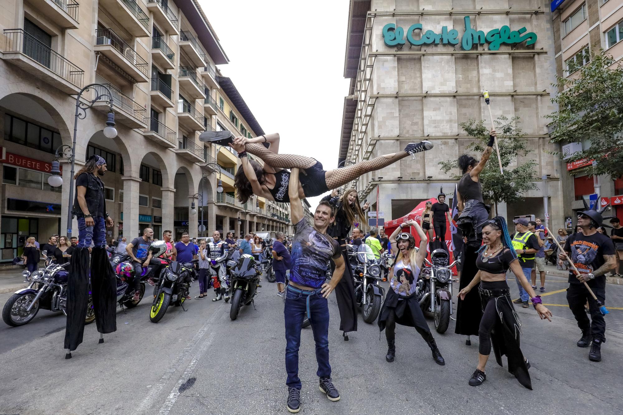 Unas 2.000 motos participan en la Motorock FM de Mallorca