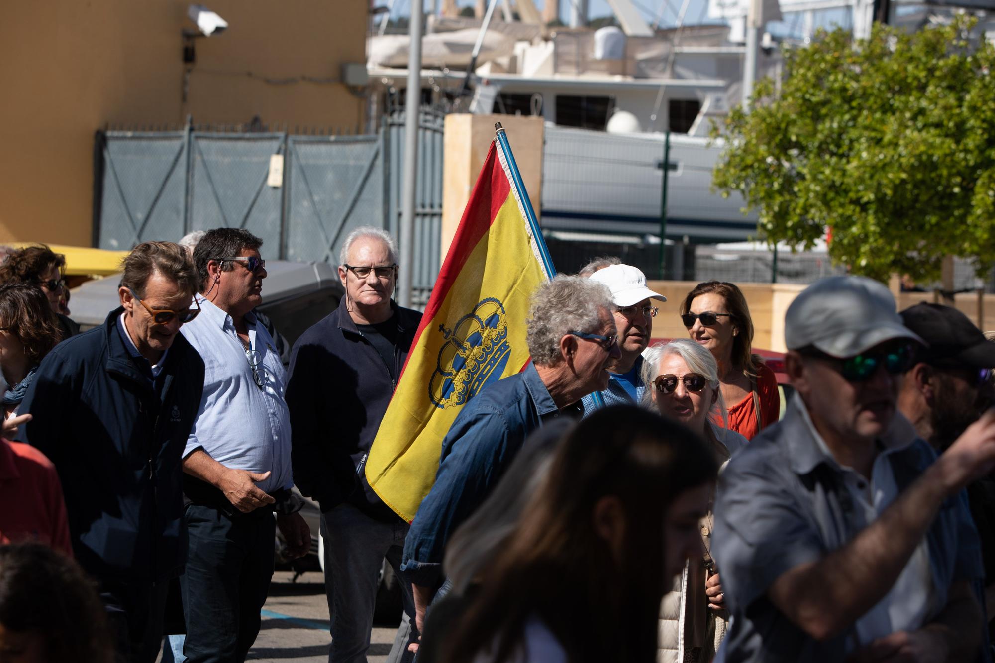 FOTOS: Manifestación para salvar al Real Club Náutico de Palma