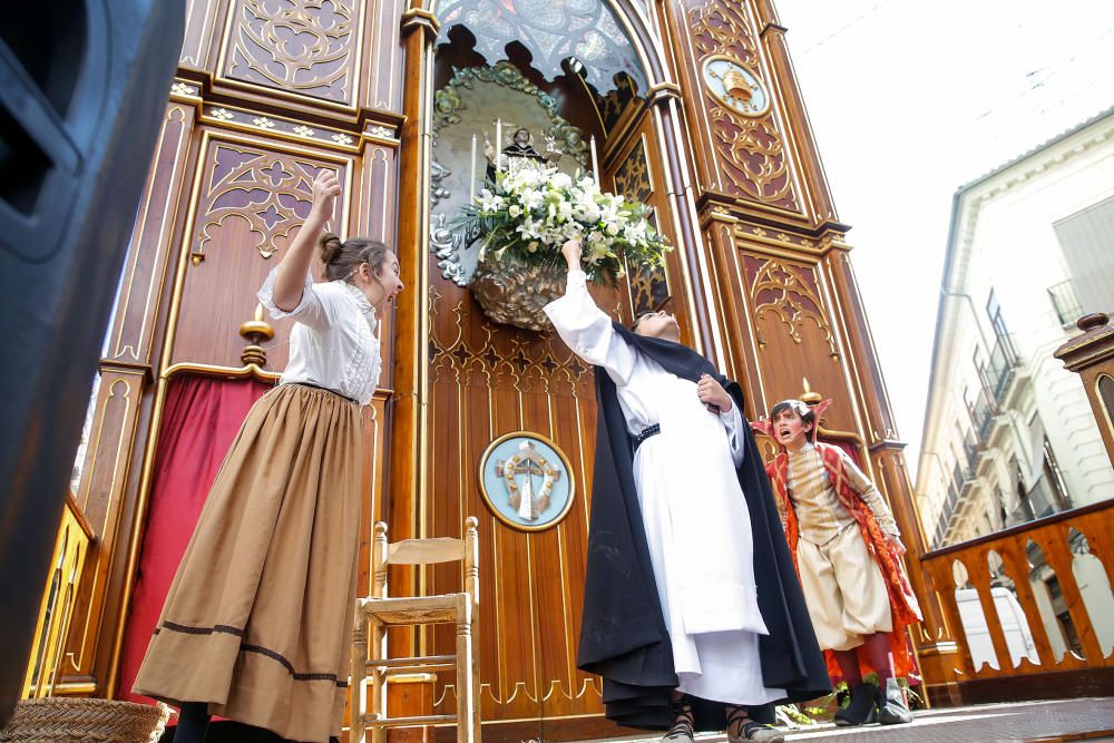 Representación en el altar del Tossal