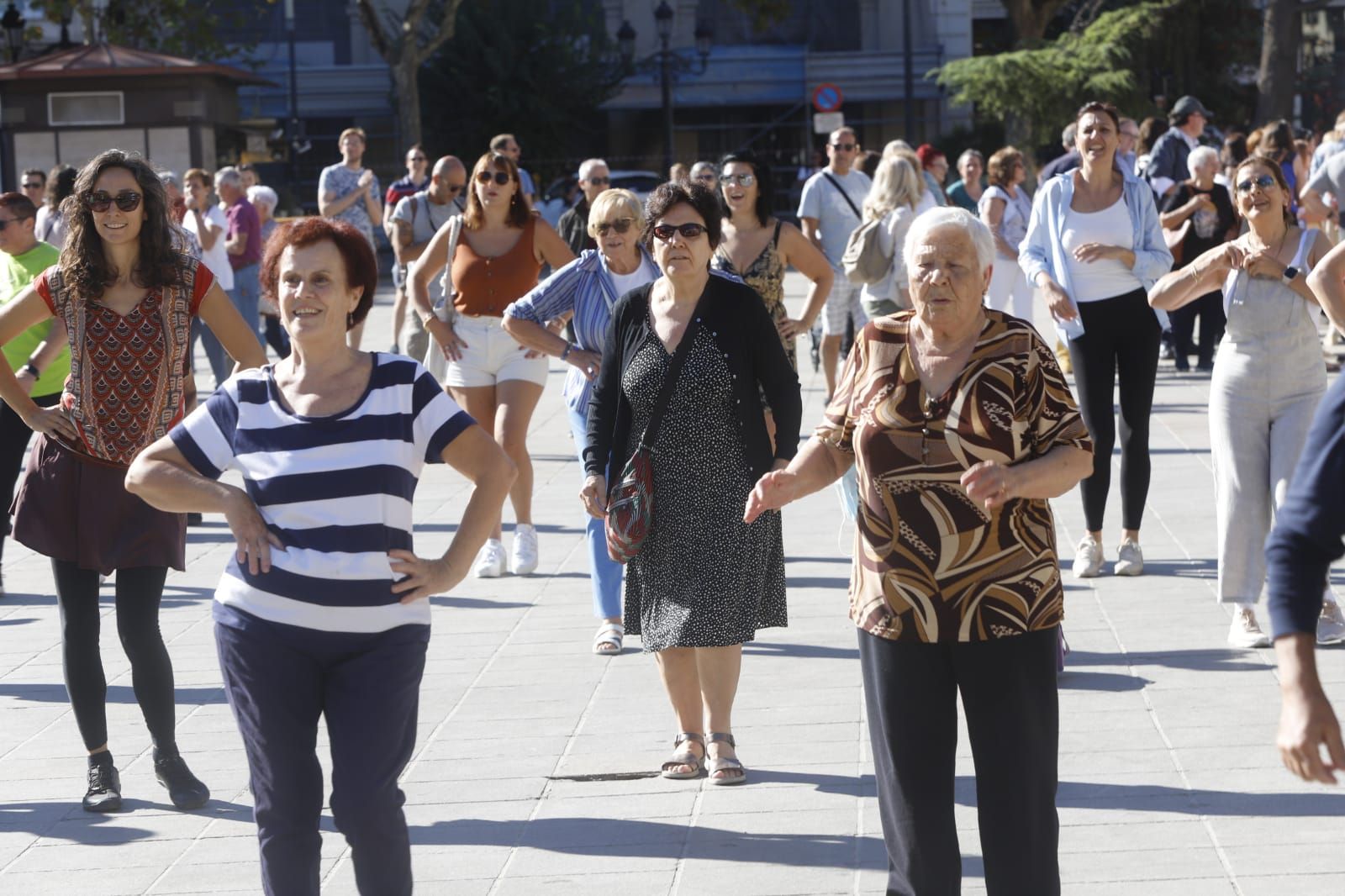 Día de las personas mayores en la plaza del Ayuntamiento