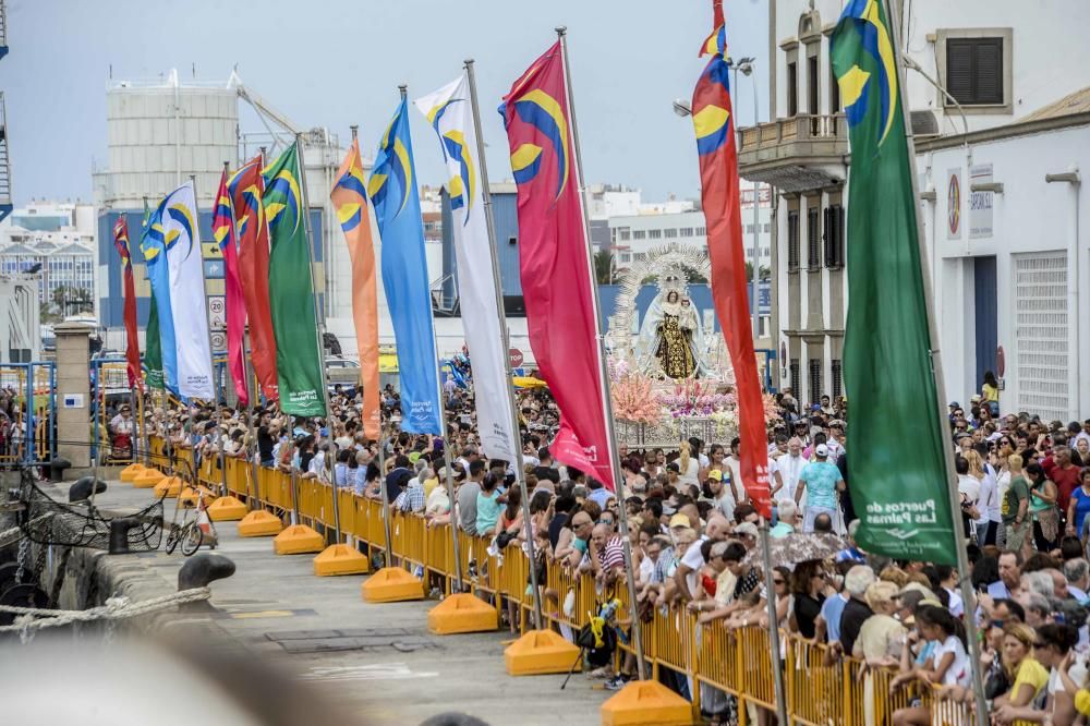 Procesión marítima de la Virgen del Carmen