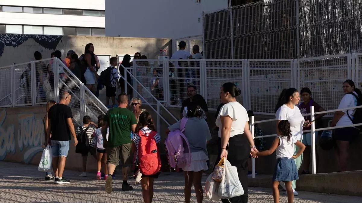La vuelta al cole en sa Joveria el año pasado
