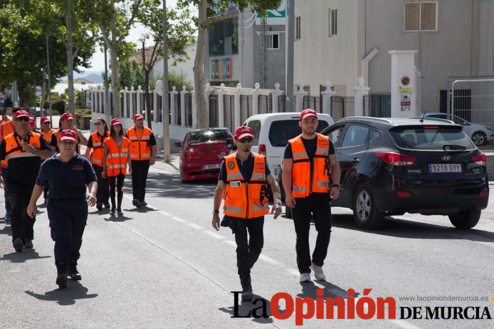 Peregrinación de Protección Civil a Caravaca