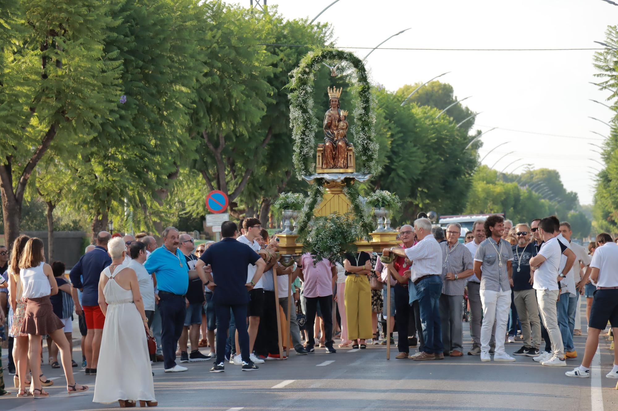 Las fotos de la 'baixà' de la Mare de Déu de Gràcia en Vila-real