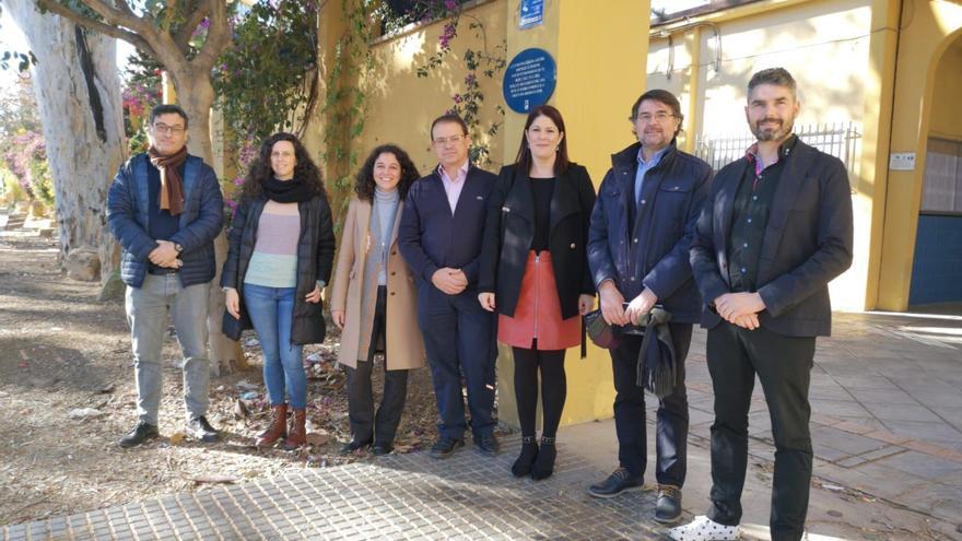 Una placa en el IES Martiricos recuerda a Miguel Fisac, su arquitecto