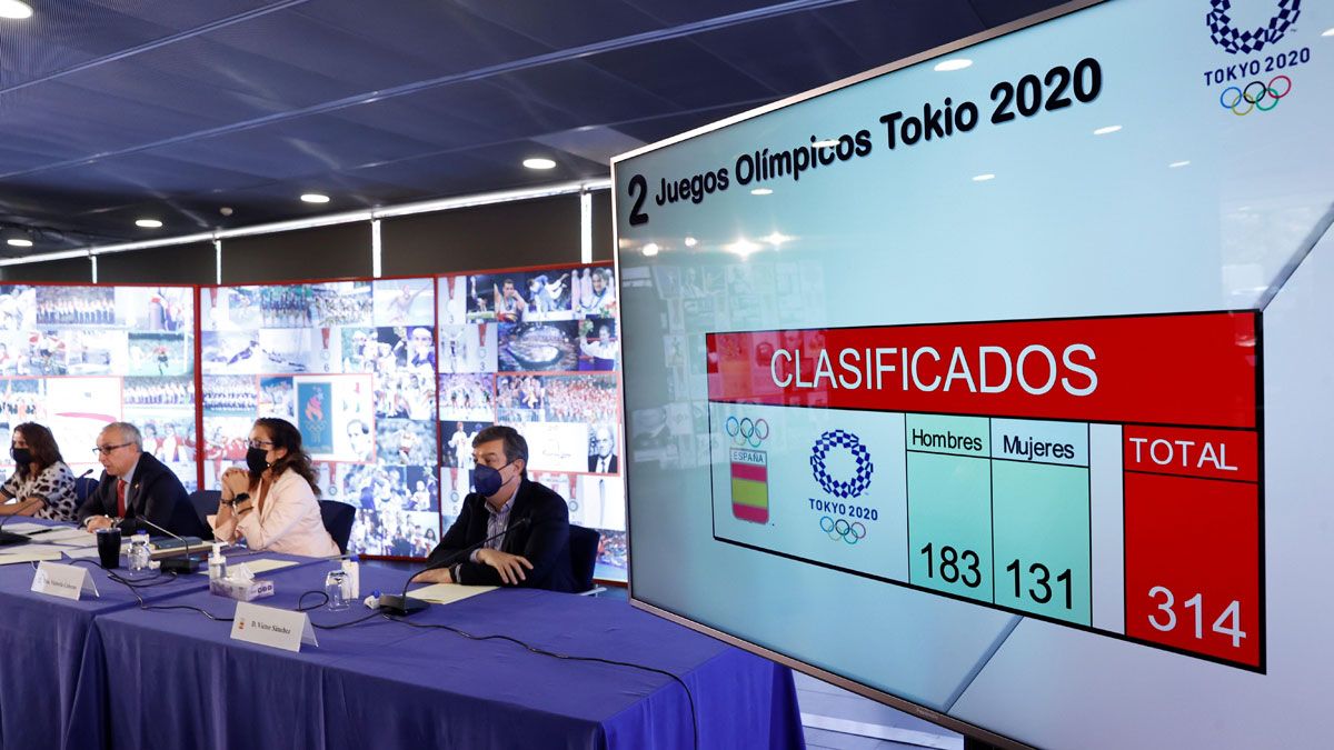 Blanco, durante la presentación del acto