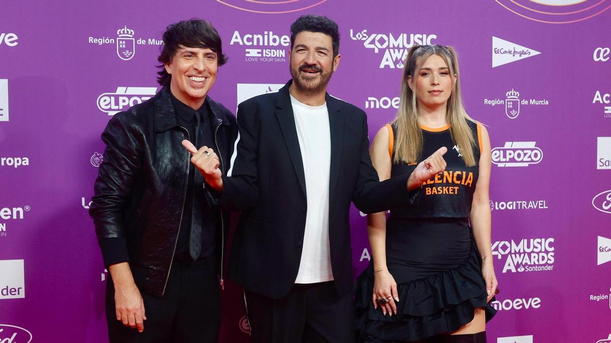 La alfombra roja de los 40 Music Awards en el Roig Arena de Valencia