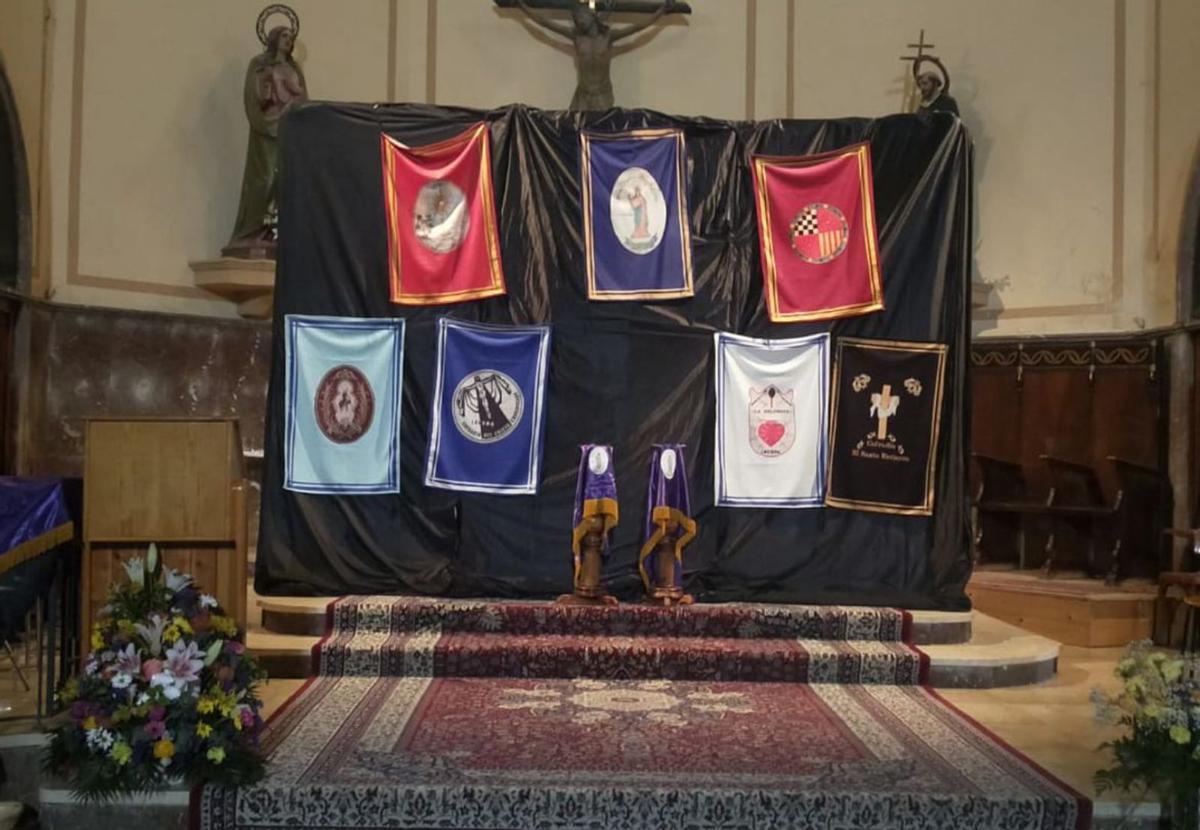 La apertura de la Semana Santa lecerana tuvo lugar en la iglesia de Santa Mª Magdalena. | SERVICIO ESPECIAL