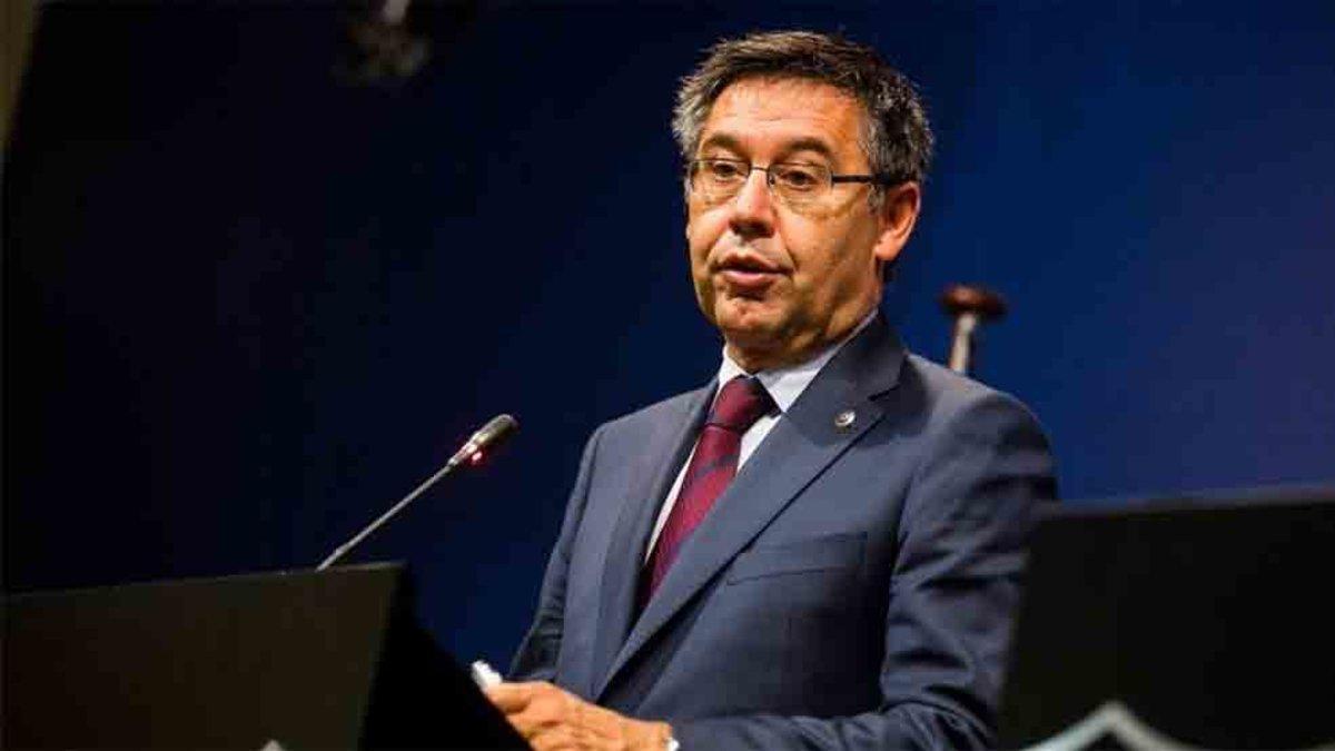 El presidente del Barcelona, Josep María Bartomeu, analizó la actualidad del Barcelona en Catalunya Ràdio