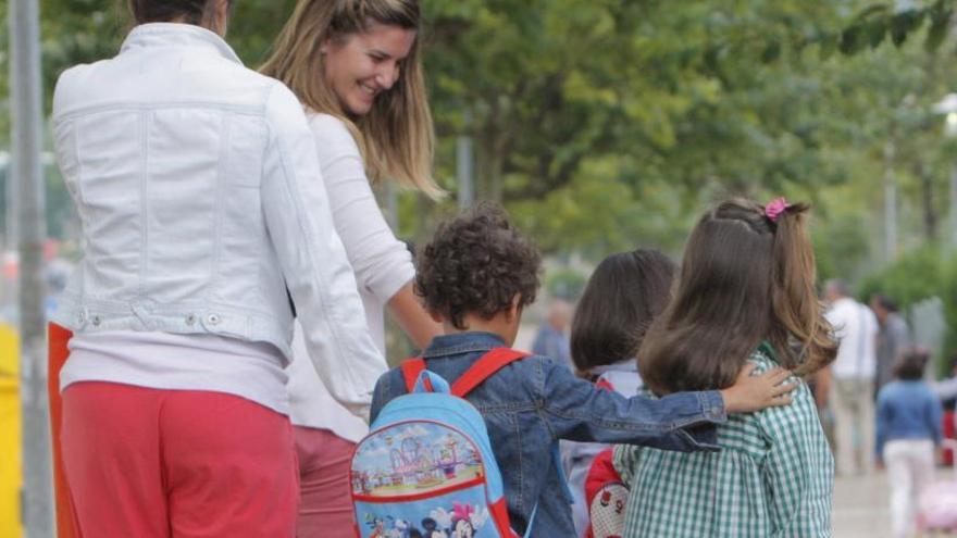 Comienzo de curso en infantil y primaria.