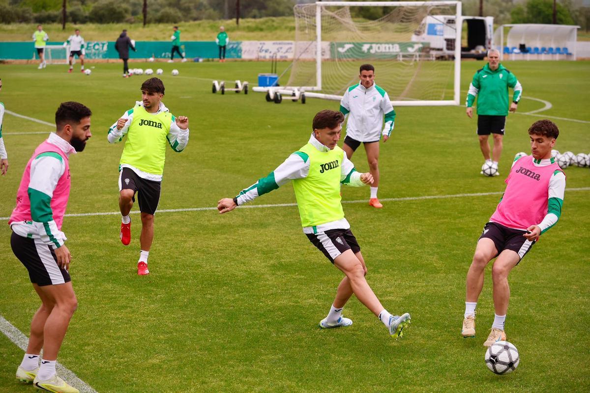 Lance de un entrenamiento de esta semana en la Ciudad Deportiva.
