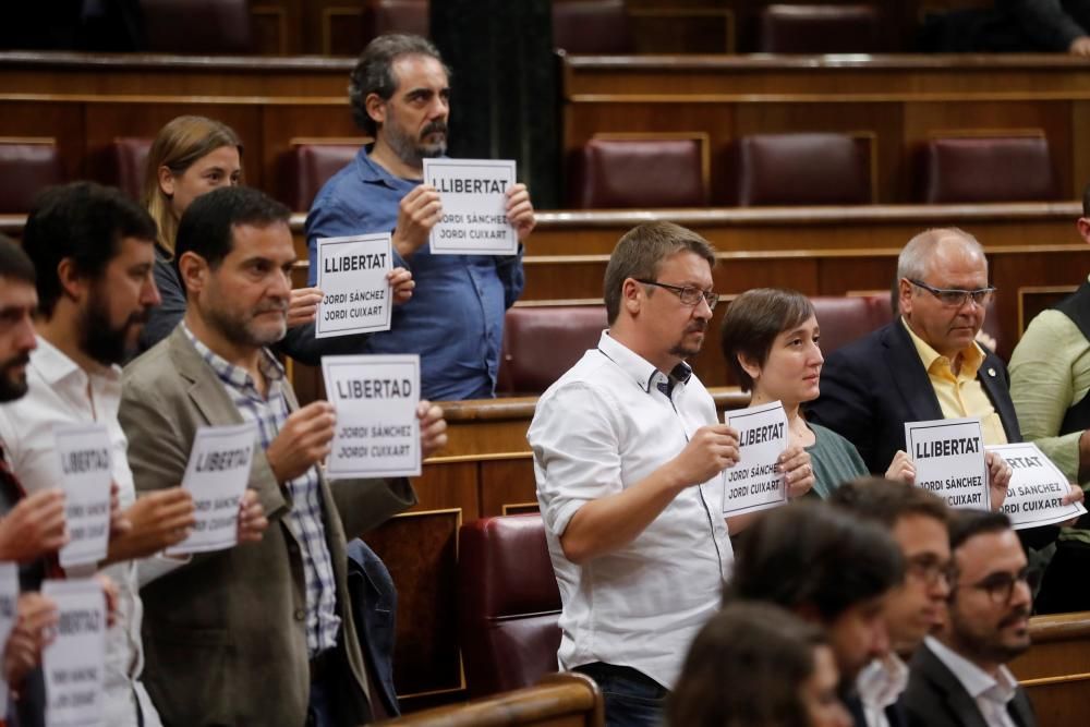 Sessió de control a l'Executiu del Ple del Congrés