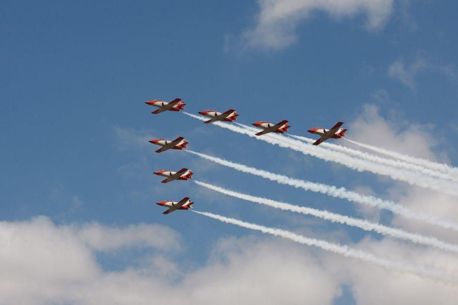 Ensayos de la Patrulla Águila en Zamora