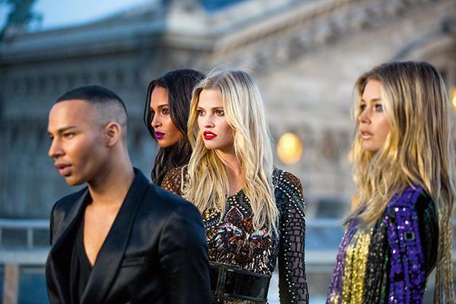 Doutzen Kroes, Lara Stone, Maria Borges y Cindy Bruna para la colección cápsula de L'Orèal y Balmain