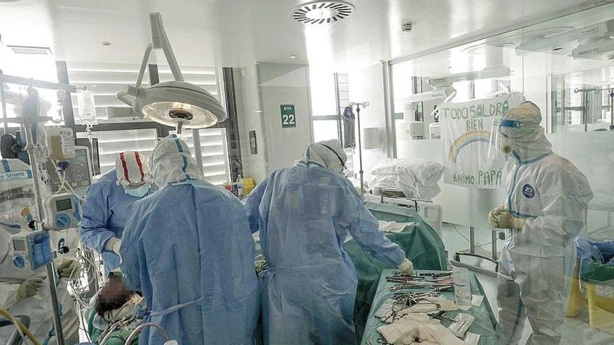 Intensivstaion im Krankenhaus Son Espases: Ungleiche Verteilung.