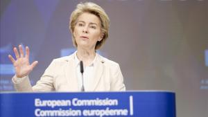 La presidenta de la Comisión Europea, Ursula von der Leyen.