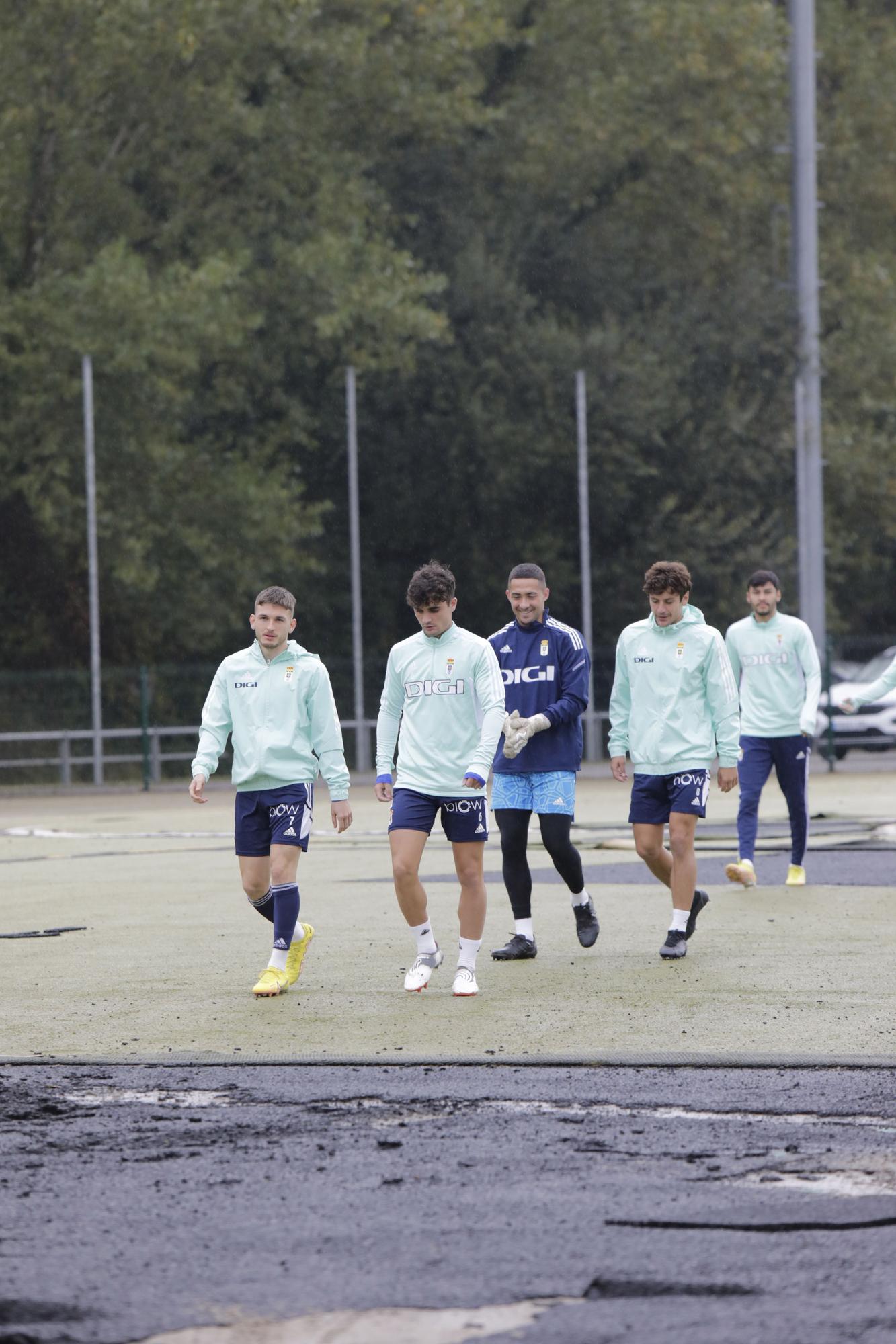 EN IMÁGENES: el entrenamiento del Oviedo