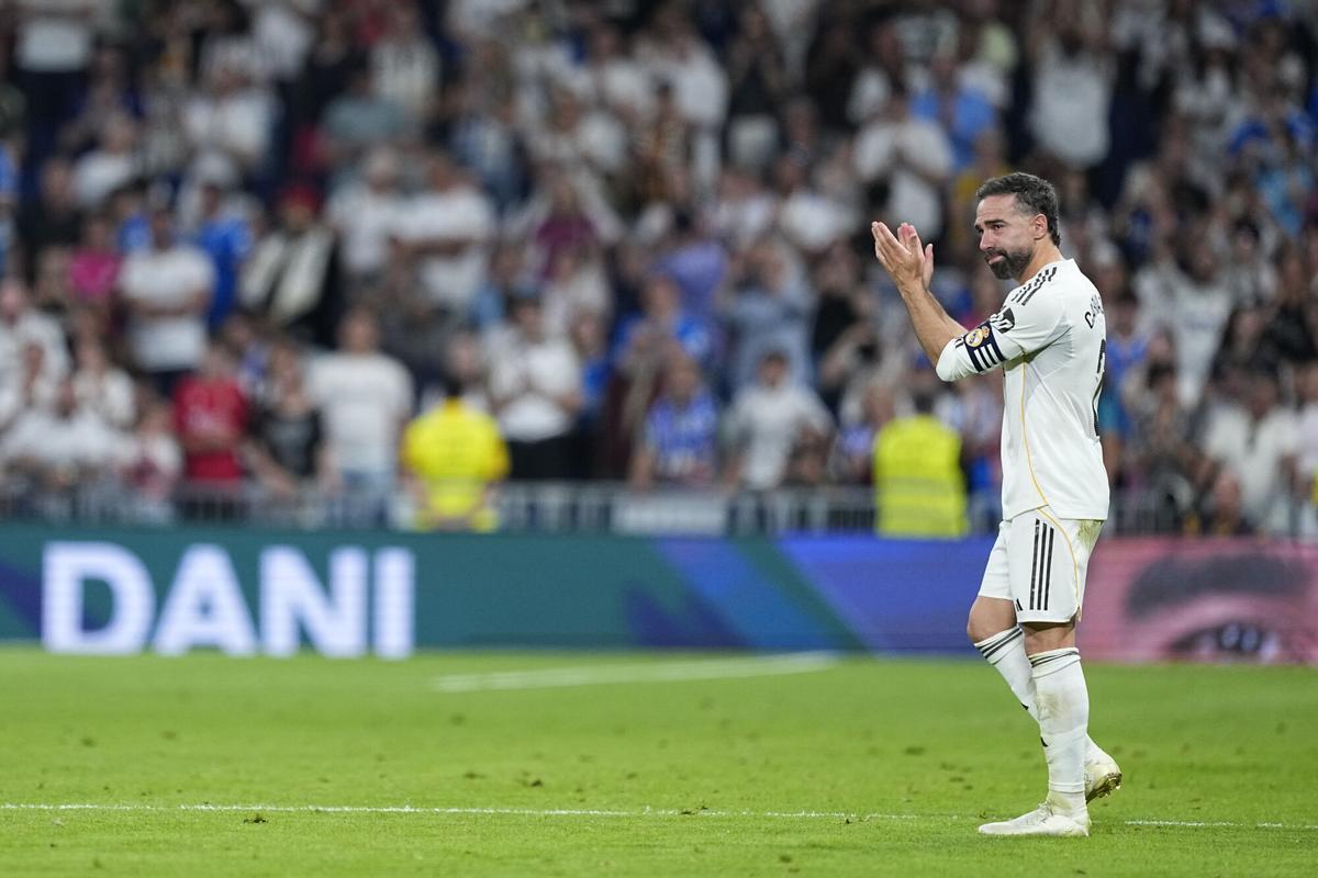 Carvajal se despide de la afición merengue.