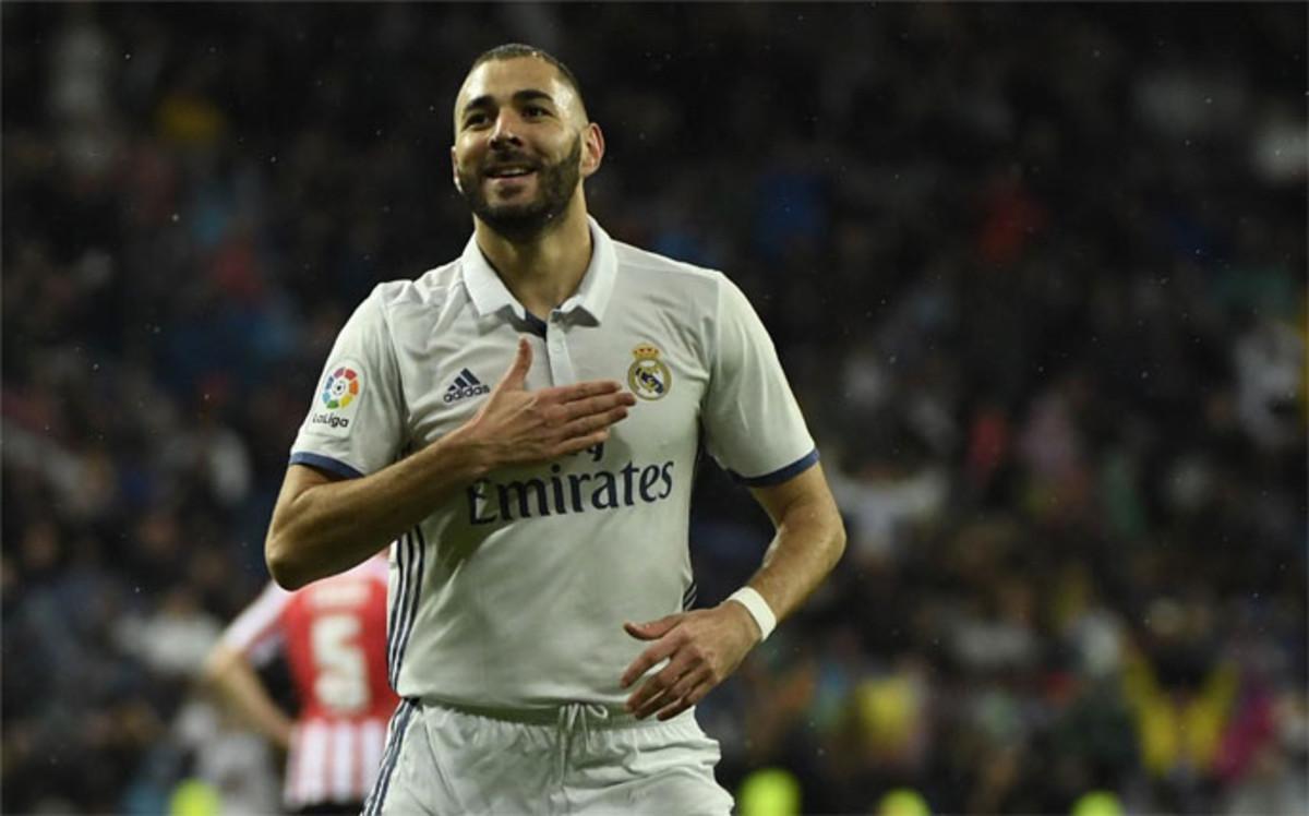 Benzema, delantero francés del Real Madrid