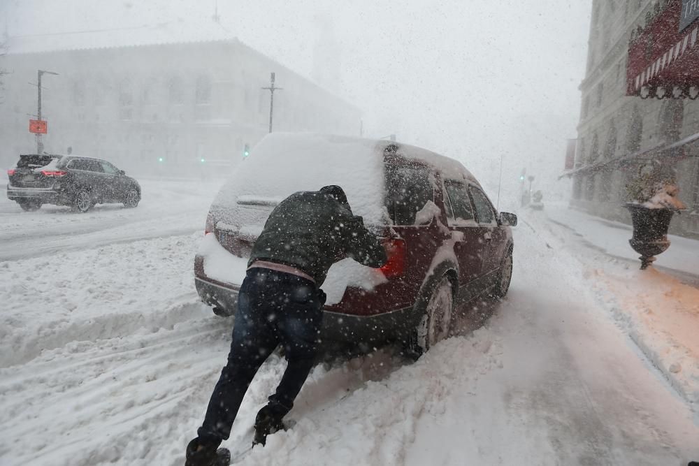 Massive Winter Storm Brings Snow And Heavy Winds ...