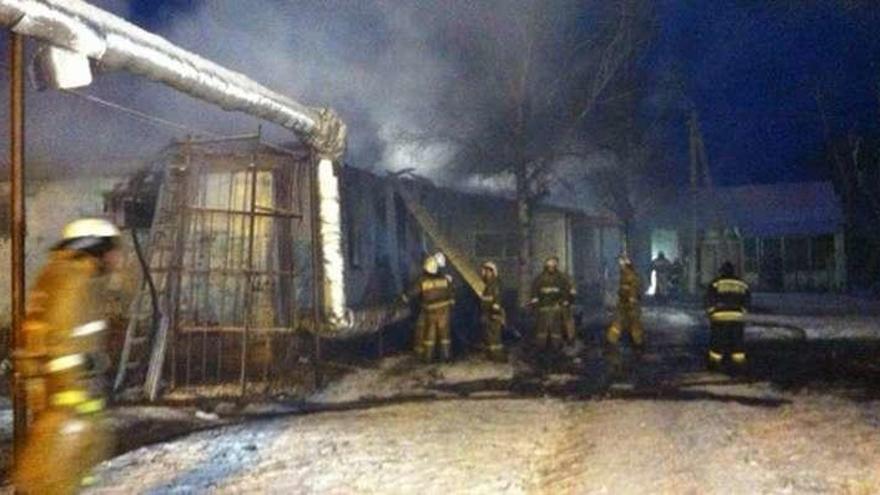 Un incendio de un psiquiátrico en Rusia deja más de 20 muertos