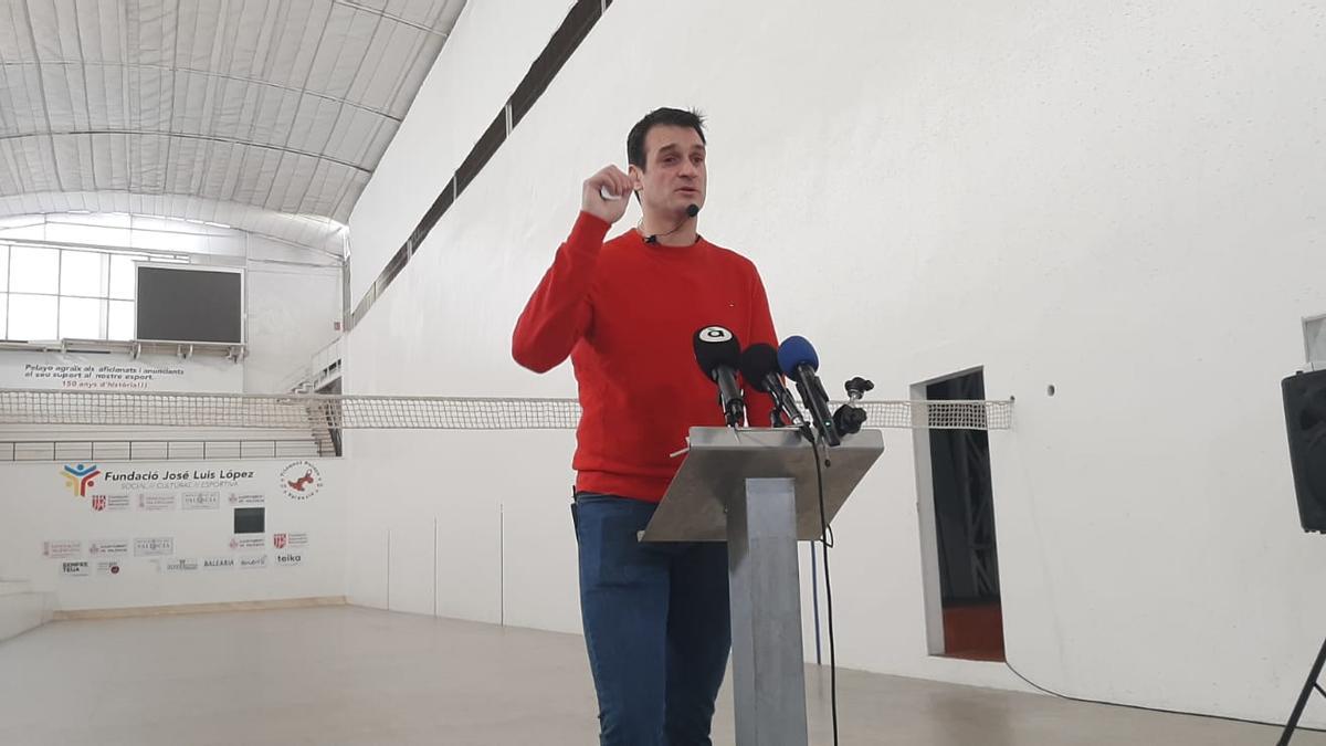 Genovés II ha anunciado en elTrinquet de Pelayo  su retirada de la pilota valenciana profesional.