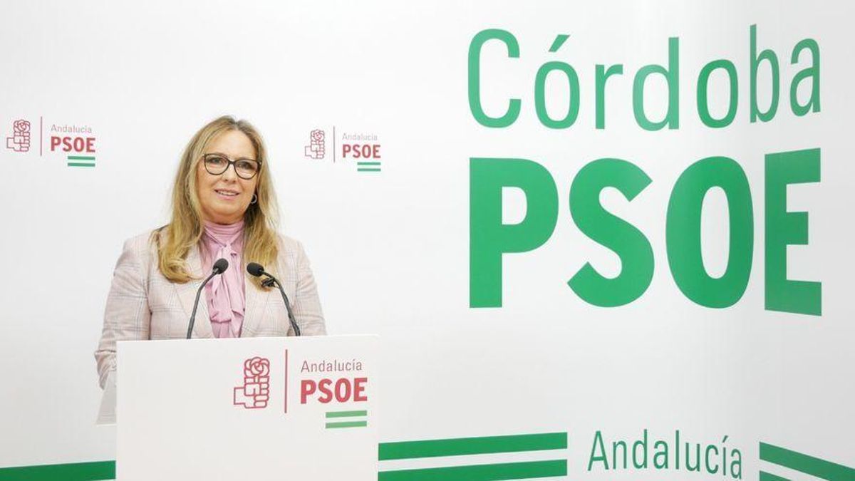 La senadora María Ángeles Luna.