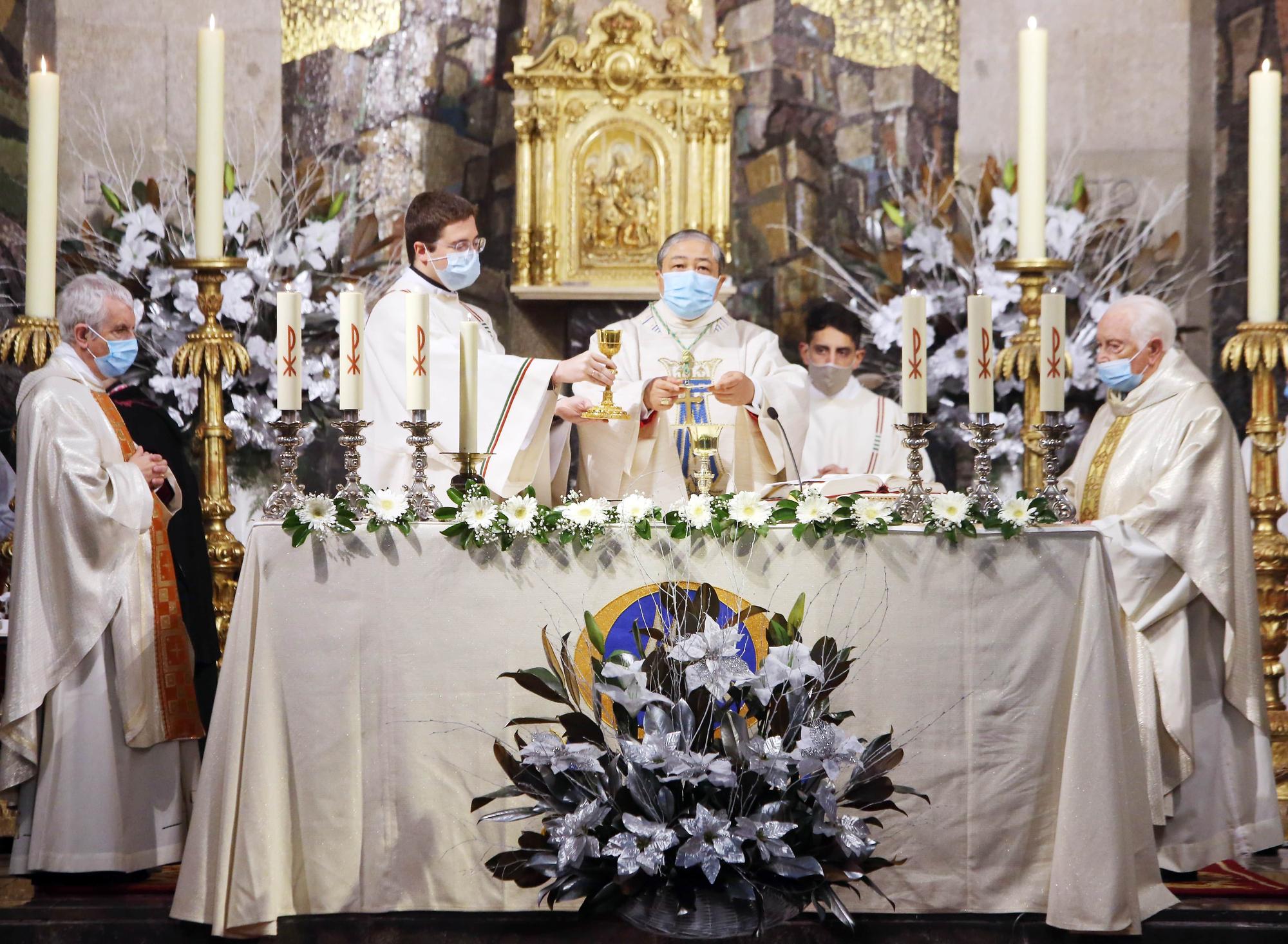 Misa del día de la Inmaculada Concepción en la Colegiata