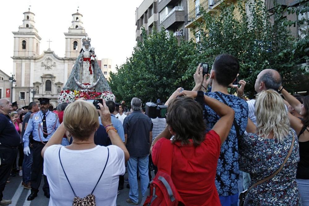 Bajada de la Virgen de la Fuensanta a Murcia