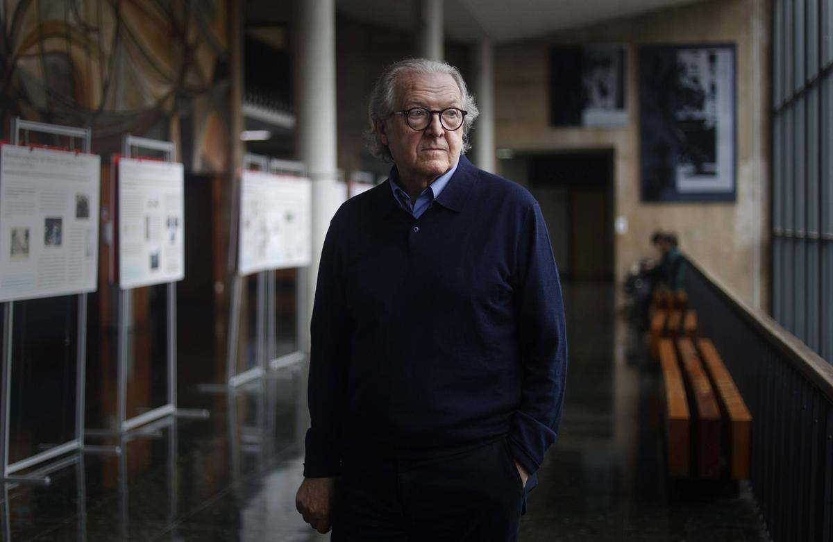Joan Romero, en la Facultad de Geografía.