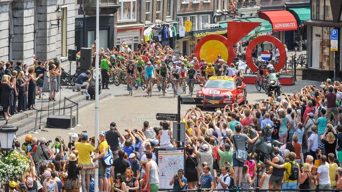 El paso del Tour por Utrecht en 2015.