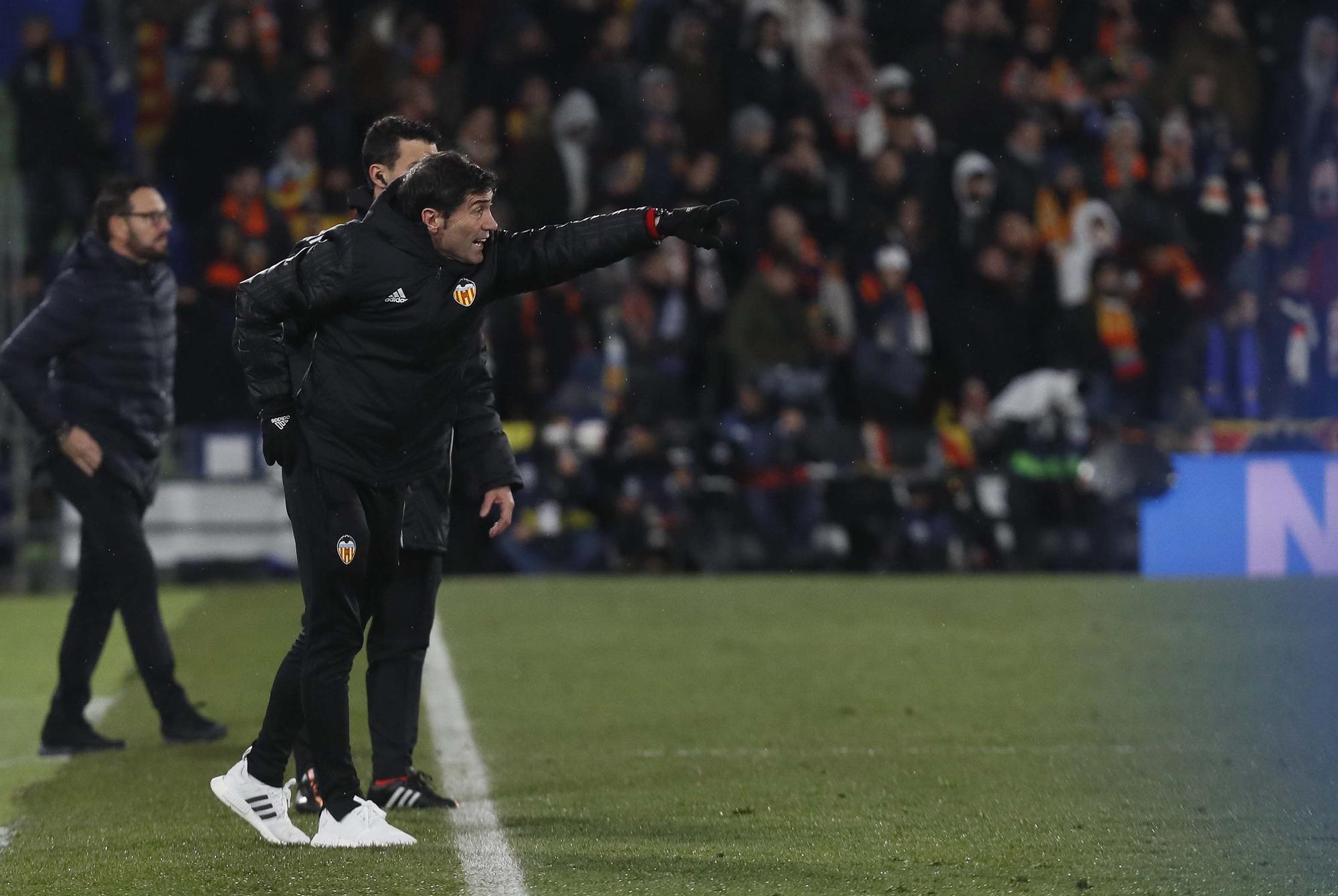 Los enfrentamientos Valencia CF - Getafe con Bordalás en el banquillo madrileño