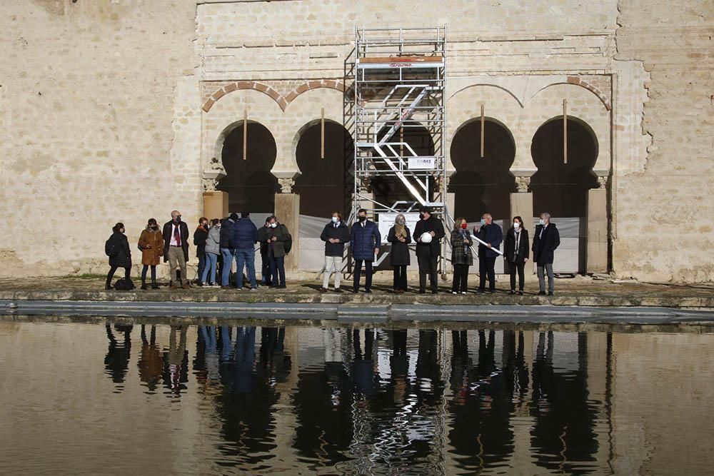 La consejera de Cultura, en las obras del Salón Rico de Medina Azahara