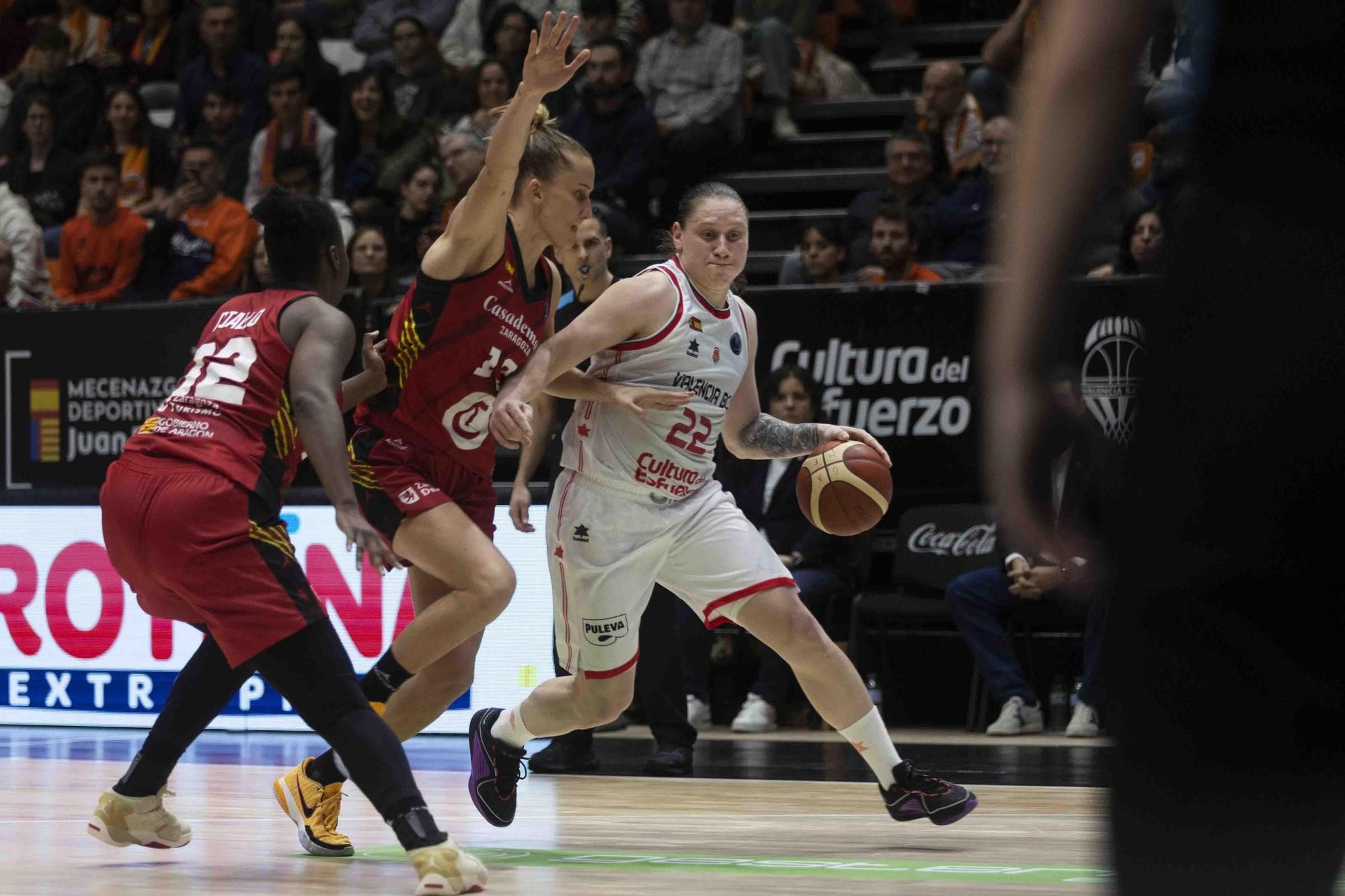 Valencia Basket - Casademont Zaragoza de Euroleague Women.