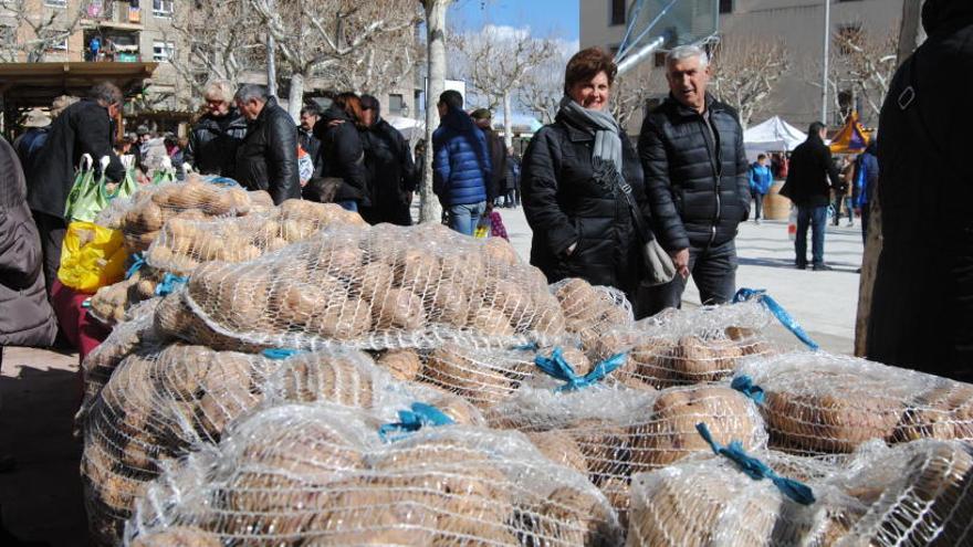 Sacs de patates a la Fira del Trumfo i la Tòfona de Solsona