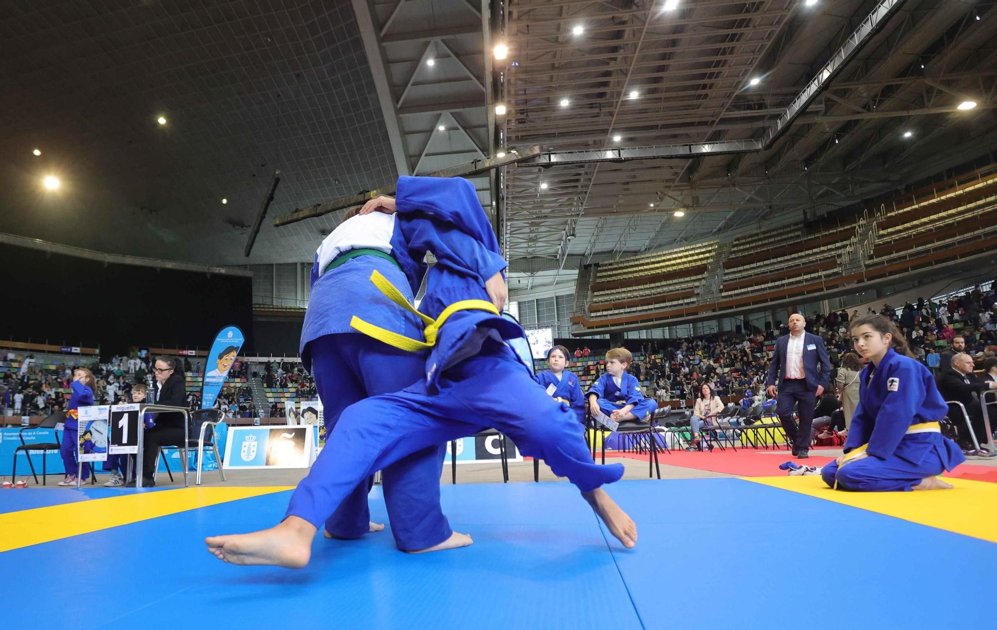 Tres mil judokas llenan el Coliseum por el Miguelito