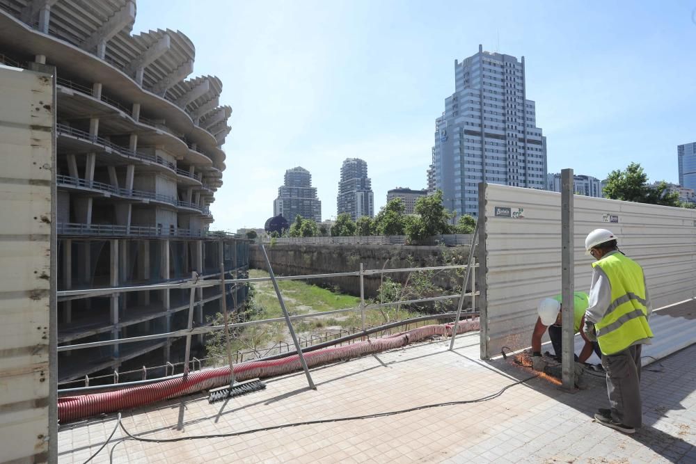 Las imágenes de las obras del nuevo Mestalla