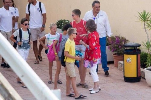 Königsfamilie auf Mallorca