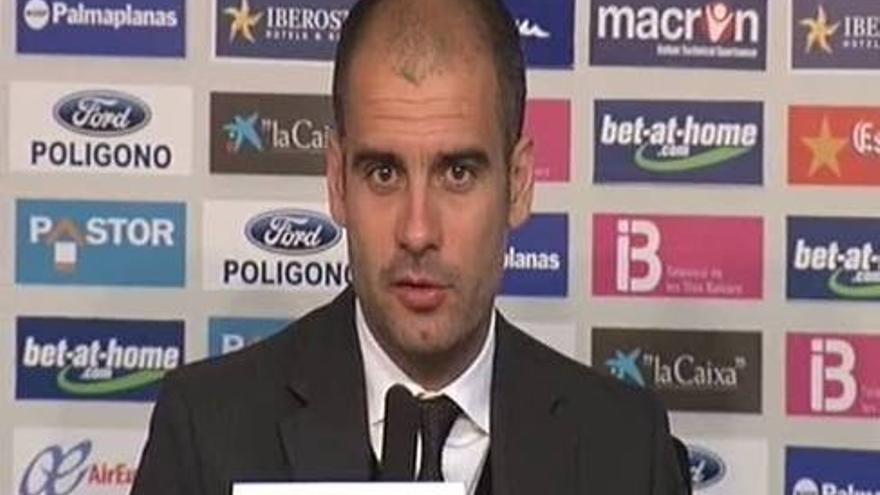 Guardiola: &quot;No íbamos a perder por las bajas&quot;