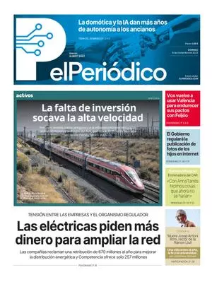 La portada de EL PERIÓDICO del 9 de noviembre de 2025